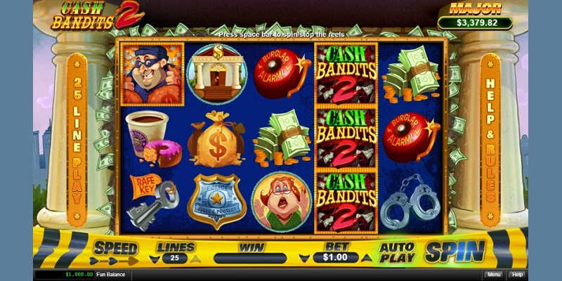 Slots Empire casino - Cash Bandits 2